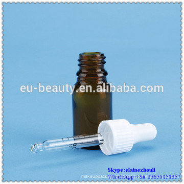 0.5oz / 15ml glass bottle dropper with ribbed dropper